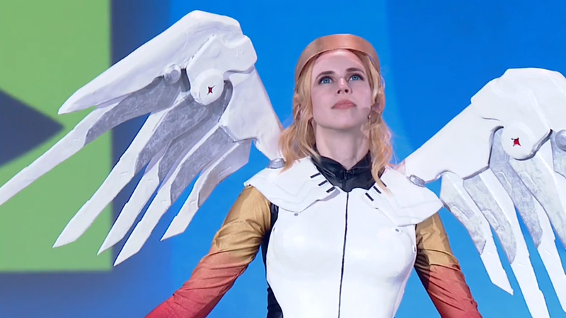 Illustration for article titled Day-One Overwatch Cosplay At Blizzcon